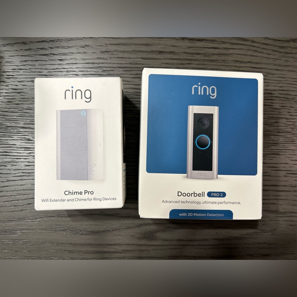 Ring Pro 2 Doorbell and Chime